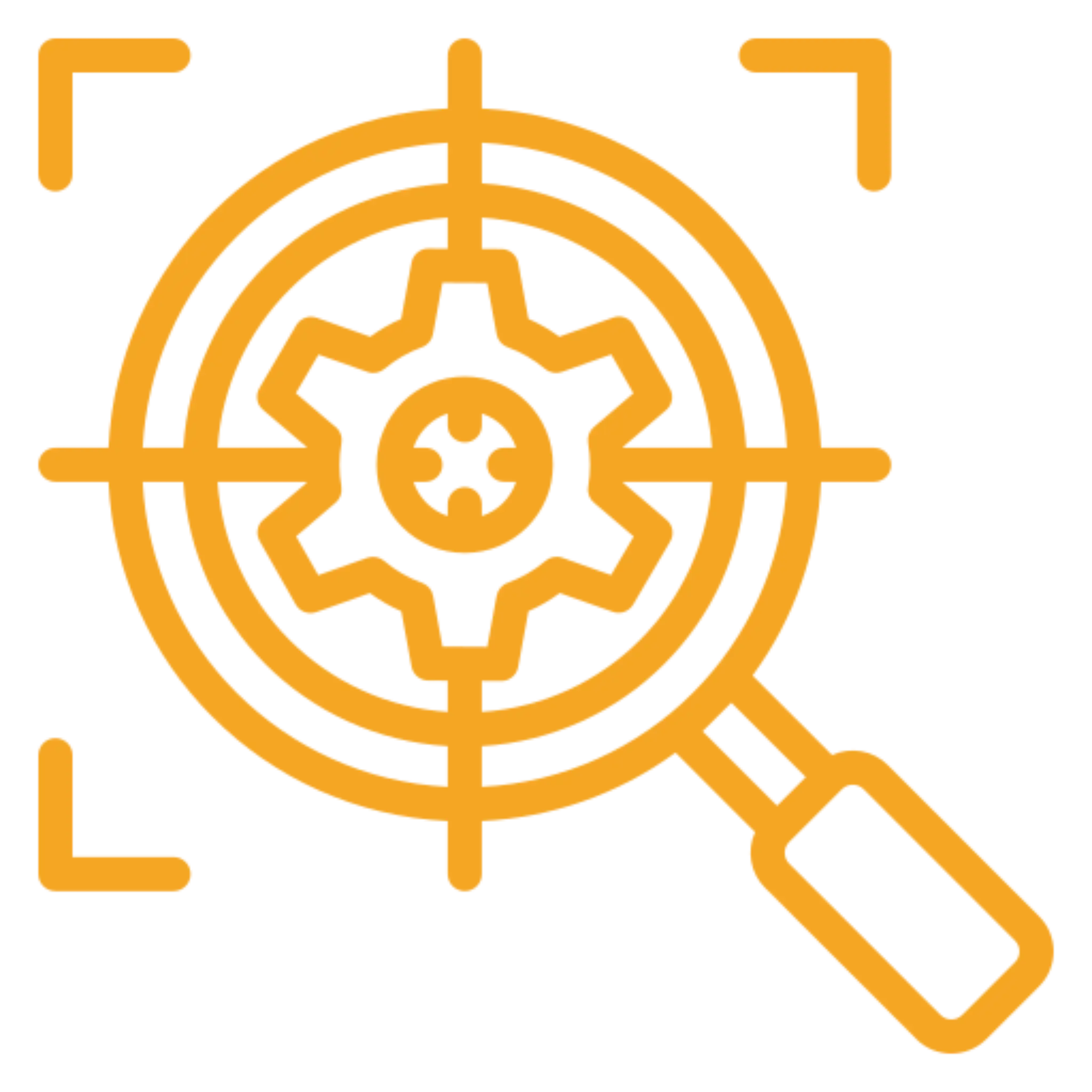 Search and settings concept illustration