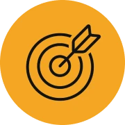 Target icon with dart