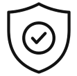 Shield with checkmark icon